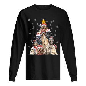 Labrador Christmas Tree T Shirt 1