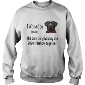 Labrador The Only Thing Holding This 2020 Shitshow Together shirt 3