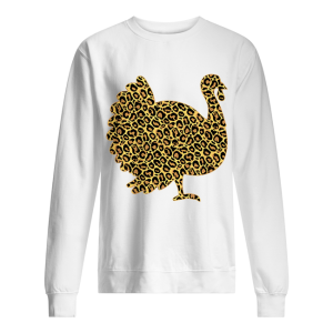 Leopard Print Turkey Thanksgiving Fall Autumn Gobble Gift shirt 2