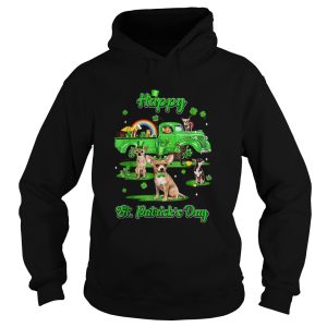 Leprechaun Driving Truck Chihuahua St Patricks Day shirt 1