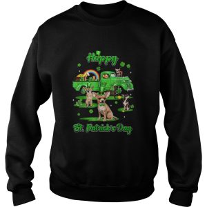 Leprechaun Driving Truck Chihuahua St Patricks Day shirt 2