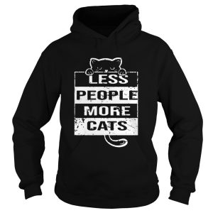 Less People More Cats shirt 1