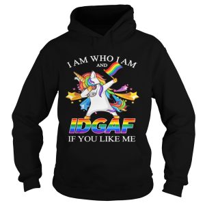 Lgbt Unicorn I Am Who I Am And Idgaf If You Like Me shirt