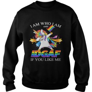 Lgbt Unicorn I Am Who I Am And Idgaf If You Like Me shirt 2