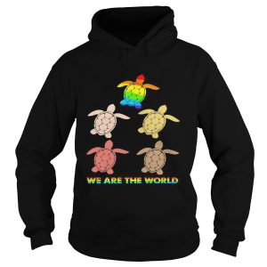 Lgbt turtle we are the world shirt 1