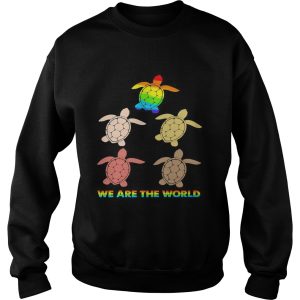 Lgbt turtle we are the world shirt