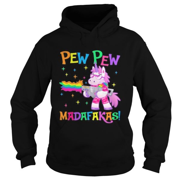 Lgbt unicorn pew pew madafakas shirt