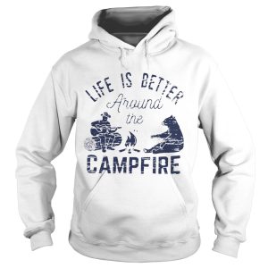 Life Is Better Around The Campfire Bear Man shirt