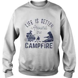 Life Is Better Around The Campfire Bear Man shirt