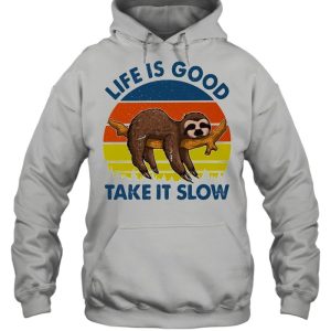 Life Is Good Take It Slow Sloth Vintage shirt