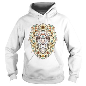 Lion Head Sugar Skull Day Of The Dead Dia De Los Muertos shirt 1