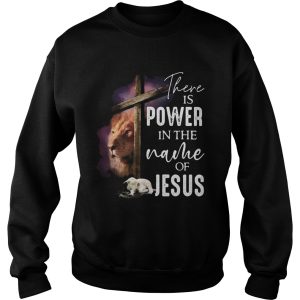 Lion and goat there is power in the name of jesus shirt 2