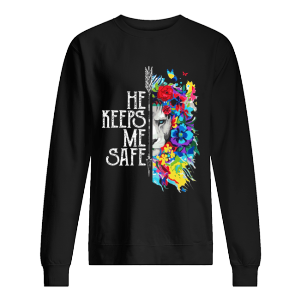 Lion he keeps me safe shirt