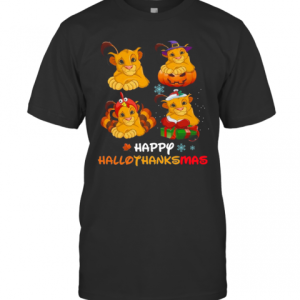 Lions Happy Hallothanksmas T-Shirt