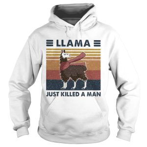 Llama Just Killed A Man Vintage Retro shirt