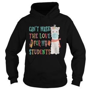 Llama cant mask the love for my students shirt 1