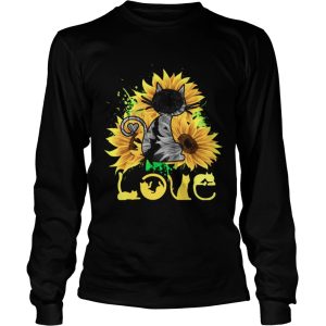 Love Cat Sunflower shirt 2