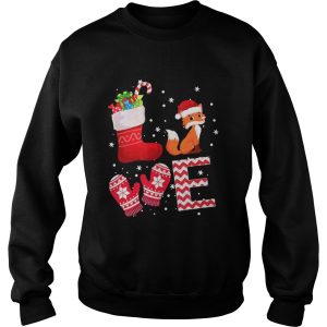 Love Fox Santa Ugly Christmas shirt 3