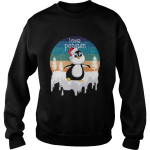 Love Penguin In Santa Christmas Gift For Animal Lover shirt 3