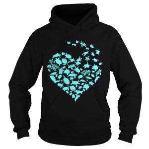 Love Sea Turtles Heart shirt
