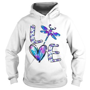 Love dragonflies heart diamond shirt 1