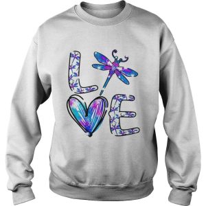 Love dragonflies heart diamond shirt