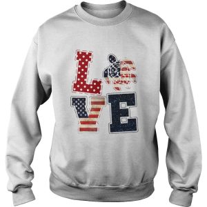 Love turtle American flag veteran Independence Day shirt 2