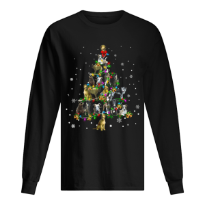Lurcher Christmas Tree T-Shirt