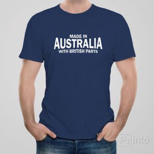 Made in Australia with British parts – T-shirt