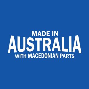 Made in Australia with Macedonian parts T shirt 2