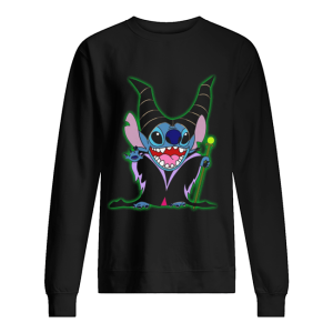 Maleficent Stitch witch shirt 2