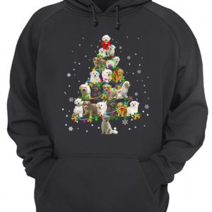 Maltipoo Christmas Tree T Shirt 3