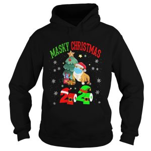 Masky Christmas Pug Santa Face Mask 2020 Elf Toilet Paper Merry Christmas shirt 1