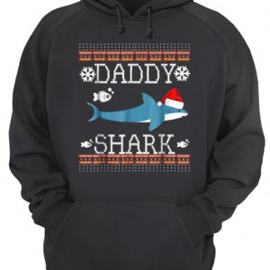 Mens Matching Family Christmas Pajamas Shirts Daddy Shark shirt 3