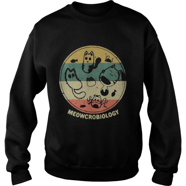 Meowcrobiology Microbiology Science Cat Vintage shirt