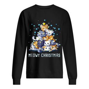 Meowy Christmas Cat Tree shirt 2