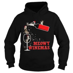 Meowy Winemas Christmas shirt 1