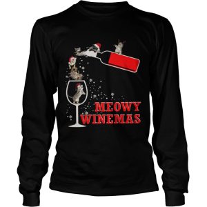 Meowy Winemas Christmas shirt