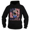 Merica Dog Glasses Amrican Flag Independence Day shirt