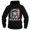 Merica Owl American Flag Independence Day shirt