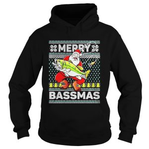 Merry Bassmas Fish Santa Christmas 2020 shirt 1