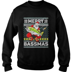 Merry Bassmas Fish Santa Christmas 2020 shirt 3