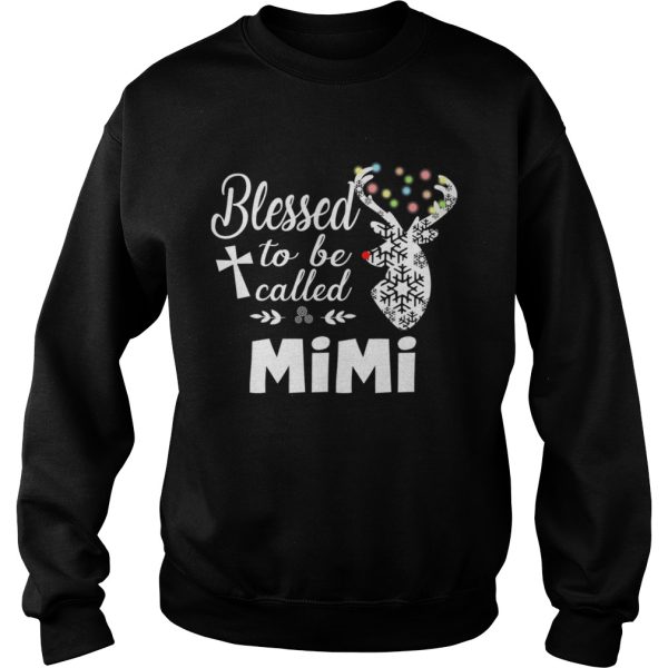 Merry Christmas Blessed To Be Called Mimi TShirt