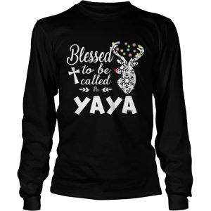 Merry Christmas Blessed To Be Called Yaya TShirt 2