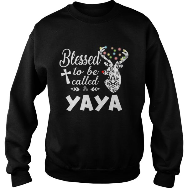 Merry Christmas Blessed To Be Called Yaya TShirt