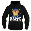 Merry Christmas Happy Hanukkah French Mastiff Dog Funny Noel Xmas shirt