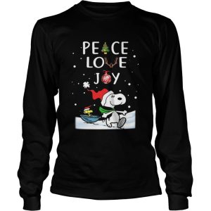 Merry Christmas Peanuts Snoopy Peace Love Joy shirt 2