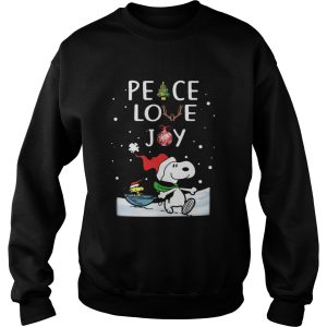 Merry Christmas Peanuts Snoopy Peace Love Joy shirt 3