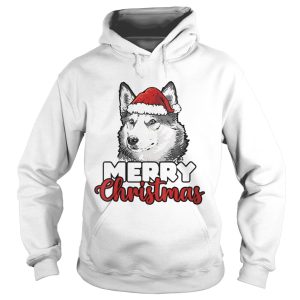 Merry Christmas Siberian Husky Dog shirt