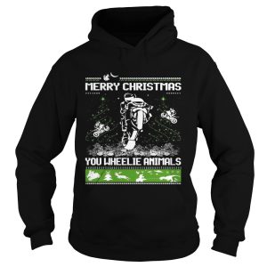 Merry Christmas You Wheelie Animals Ugly Christmas Sweater shirt